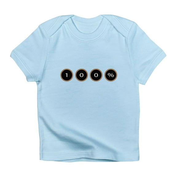 CafePress - 100 Percent Typewriter Keys T Shirt - Infant T-Shirt