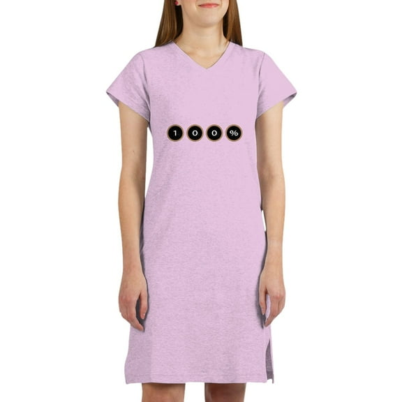CafePress - 100 Percent Typewriter Keys T Shirt - Women's Nightshirt