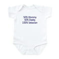 thumbnail image 1 of CafePress - 100% Sebastian Infant Bodysuit - Baby Light Bodysuit, Size Newborn - 24 Months, 1 of 4