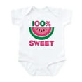 thumbnail image 1 of CafePress - 100% Sweet Watermelon Infant Bodysuit - Baby Light Bodysuit, Size Newborn - 24 Months, 1 of 4