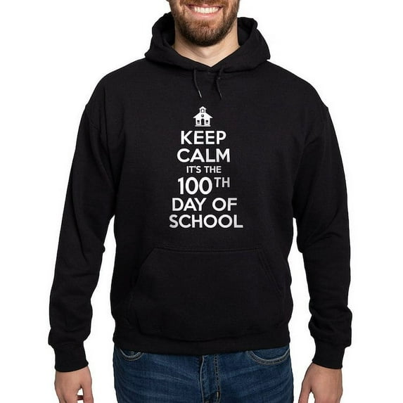 CafePress - 100Th Day Of School Hoodie (Dark) - Pullover Hoodie, Classic, Comfortable Hooded Sweatshirt