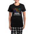 thumbnail image 1 of CafePress - 100Th Day Of School Pajamas - Women's Short Sleeve Print T-Shirt and Pants Dark Cotton Pajama Set, 1 of 7
