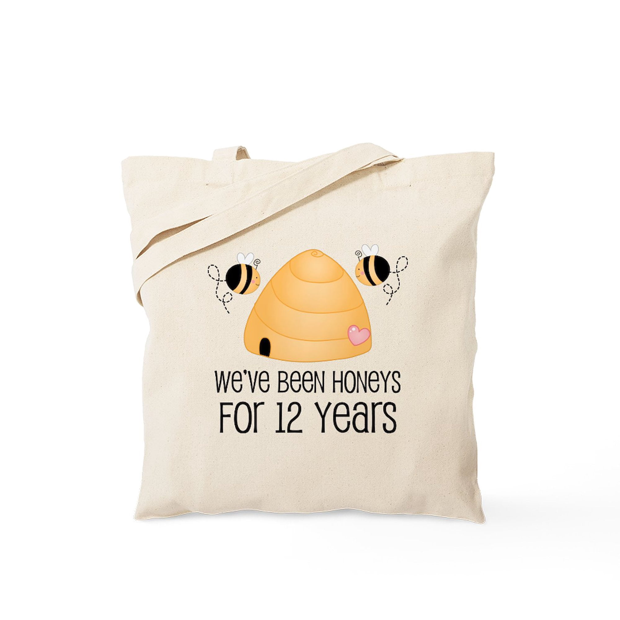 CafePress Honey Natural Canvas Tote Bag - Reusable Shopping Bag With Reinforced Handles, Two Sizes - View #13