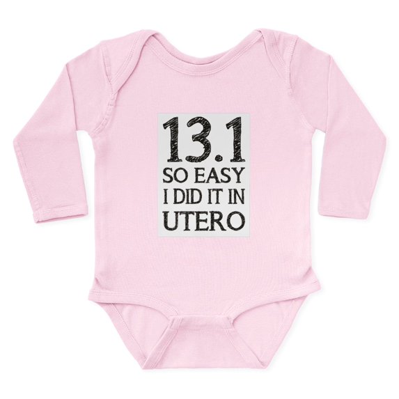 CafePress - 13.1 So Easy I Did It Long Sleeve Infant Bodysuit - Long Sleeve Cotton Baby Bodysuit
