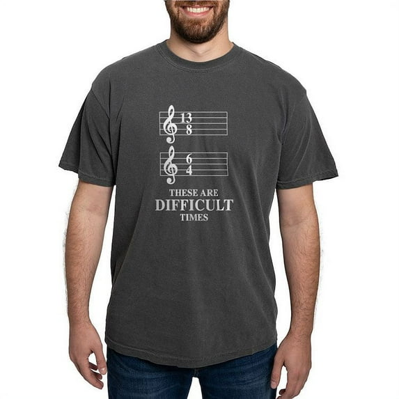 CafePress - 13/8 6/4 These Are Difficult Times T Shirt - Mens Comfort Colors Shirt