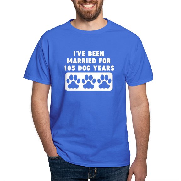 CafePress - 15Th Anniversary Dog Years T Shirt - Men's Classic Graphic Cotton T-Shirt