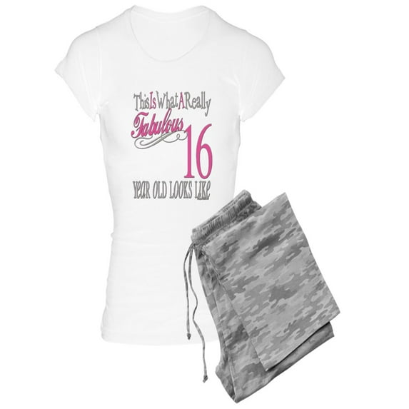 CafePress - 16Th Birthday Gifts - Women's Light Pajamas