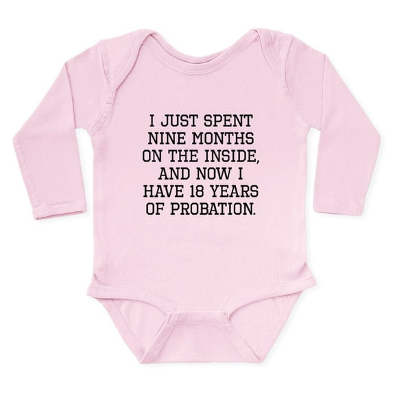 CafePress - 18 Years Of Probation Body Suit - Long Sleeve Cotton Baby Bodysuit
