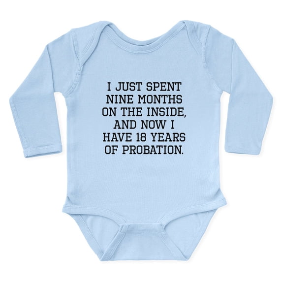 CafePress - 18 Years Of Probation Body Suit - Long Sleeve Cotton Baby Bodysuit