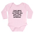 thumbnail image 1 of CafePress - 18 Years Of Probation Body Suit - Long Sleeve Cotton Baby Bodysuit, 1 of 4