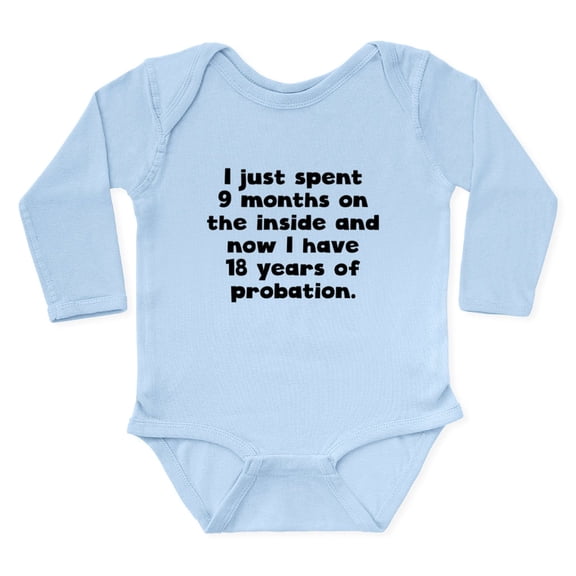 CafePress - 18 Years Of Probation Body Suit - Long Sleeve Cotton Baby Bodysuit