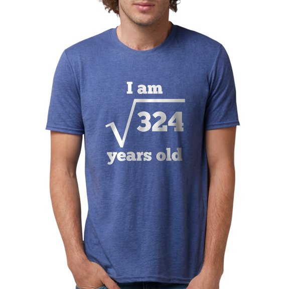 CafePress - 18Th Birthday Square Root Men's Deluxe T Shirt - Mens Tri-blend T-Shirt