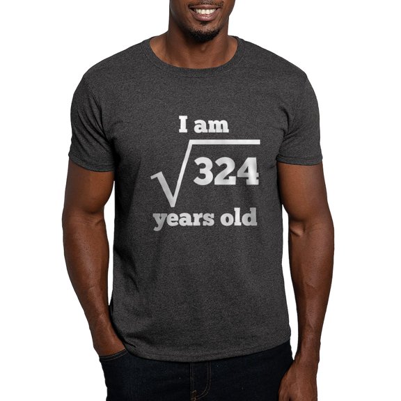 CafePress - 18Th Birthday Square Root T Shirt - Men's Classic Graphic Cotton T-Shirt