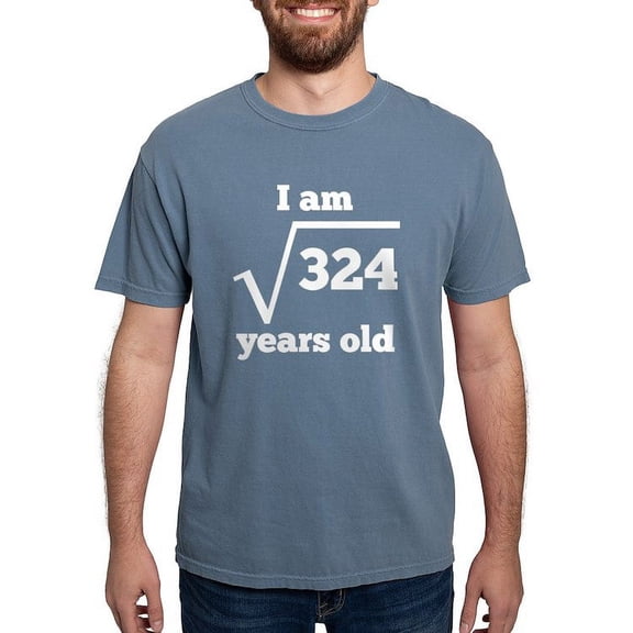 CafePress - 18Th Birthday Square Root T Shirt - Mens Comfort Colors Shirt