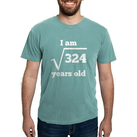 CafePress - 18Th Birthday Square Root T Shirt - Mens Comfort Colors Shirt