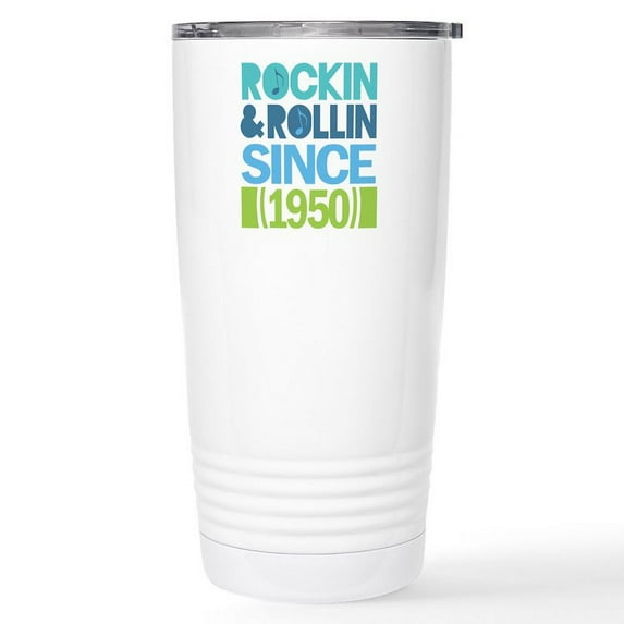 CafePress - 1950 Birthday Mugs - Insulated Stainless Steel Travel Tumbler 20 oz.