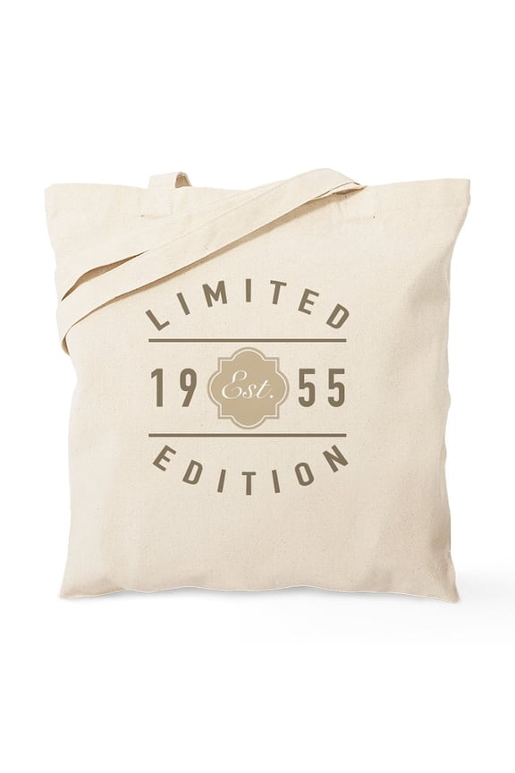 - 1955 Limited Edition Tote Bag - Unisex Canvas Tote Bag, Beige, 1-Piece