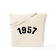 thumbnail image 1 of CafePress - 1957 Year Vintage - Unisex Canvas Tote Bag, Beige, 1-Piece, 1 of 7