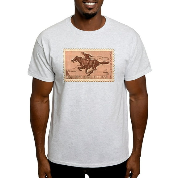 CafePress - 1960 Pony Express Light T Shirt - Men's Classic Graphic T-Shirt
