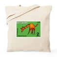 thumbnail image 1 of CafePress - 1970 Botswana Giraffe Christmas Postage Stamp Tote - Unisex Canvas Tote Bag, Beige, 1-Piece, 1 of 6