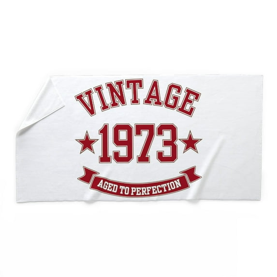 CafePress - 1973 Vintage Aged To Perfection - Large Beach Towel, Soft 30"x60" Towel with Unique Design