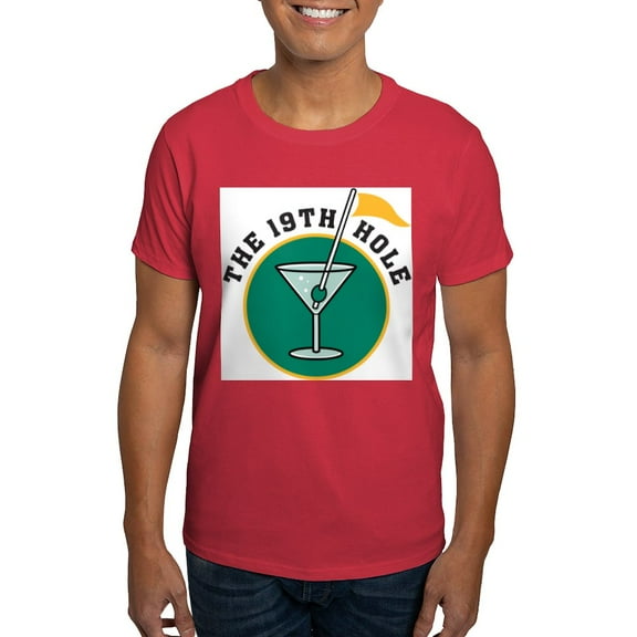 CafePress - 19Th Hole Ash Grey T Shirt - Men's Classic Graphic Cotton T-Shirt