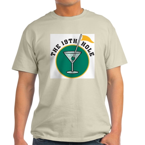 CafePress - 19Th Hole Ash Grey T Shirt - Light T-Shirt - CP