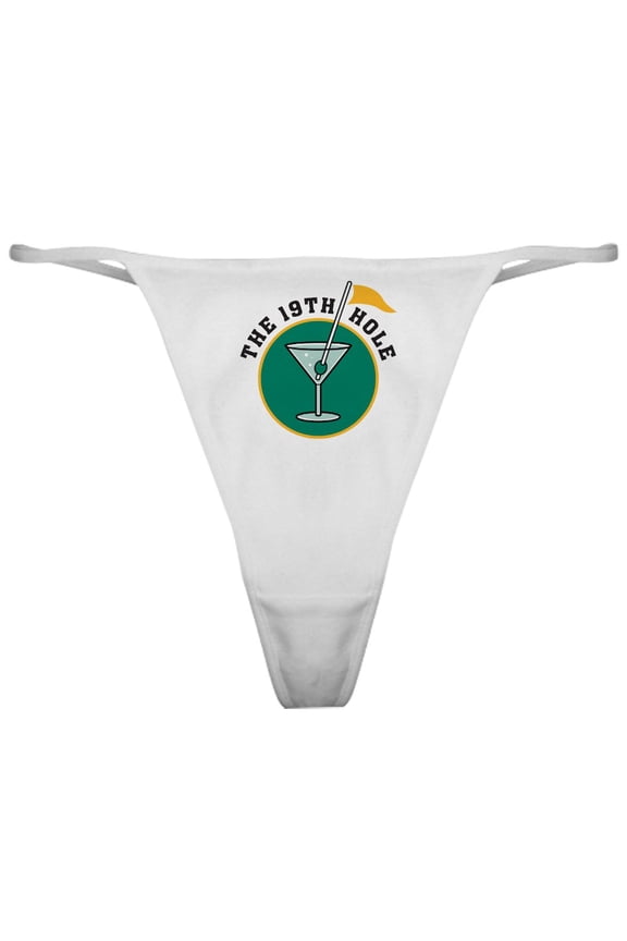 - 19Th Hole Classic Thong - Women's Novelty Thong Panties Underwear