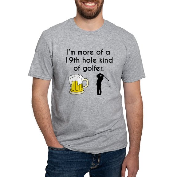 CafePress - 19Th Hole Kind Of Golfer T Shirt - Fitted T-Shirt, Vintage Fit Soft Cotton Tee