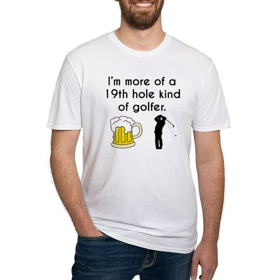 CafePress - 19Th Hole Kind Of Golfer T Shirt - Fitted T-Shirt, Vintage Fit Soft Cotton Tee