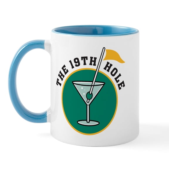 CafePress - 19Th Hole Mug - 11 oz Ceramic Mug - Novelty Coffee Tea Cup