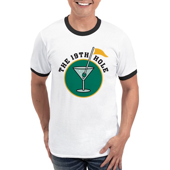 CafePress - 19Th Hole Ringer T - 100% Cotton Ringed T-Shirt