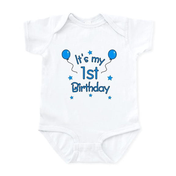 CafePress - 1St Birthday Infant Creeper - Baby Light Bodysuit, Size Newborn - 24 Months
