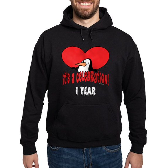 CafePress - 1St Celebration Hoodie (Dark) - Pullover Hoodie, Classic, Comfortable Hooded Sweatshirt