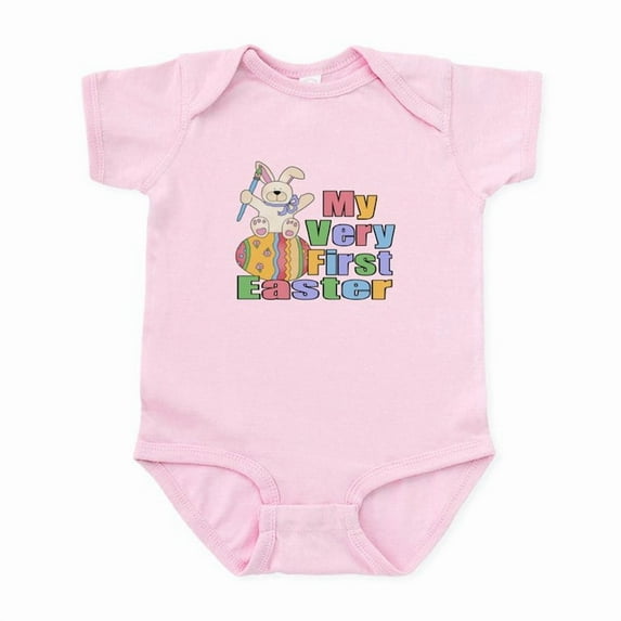 CafePress - 1St Easter Bunny Egg Infant Bodysuit - Baby Light Bodysuit, Size Newborn - 24 Months