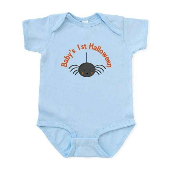 CafePress - 1St Halloween Spider Infant Bodysuit - Baby Light Bodysuit, Size Newborn - 24 Months