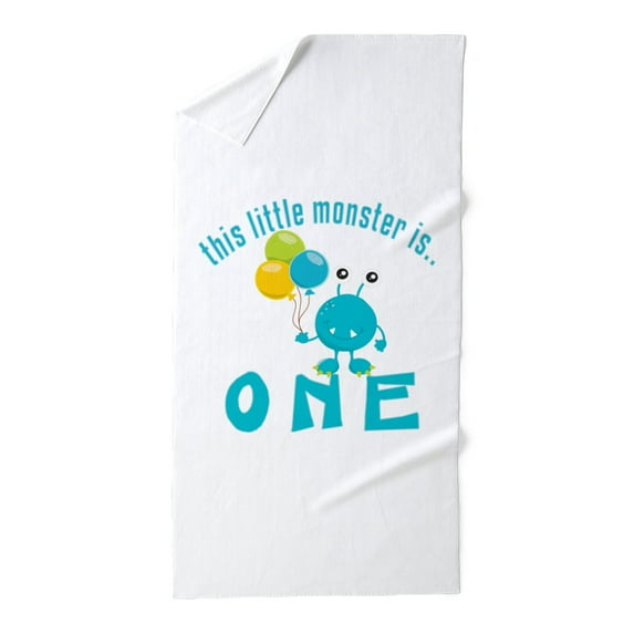 CafePress - 1St Monster Birthday - Large Beach Towel, Soft 30"x60" Towel with Unique Design