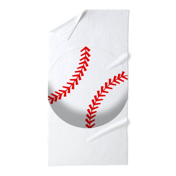 CafePress - 2 Baseball - Large Beach Towel, Soft 30"x60" Towel with Unique Design