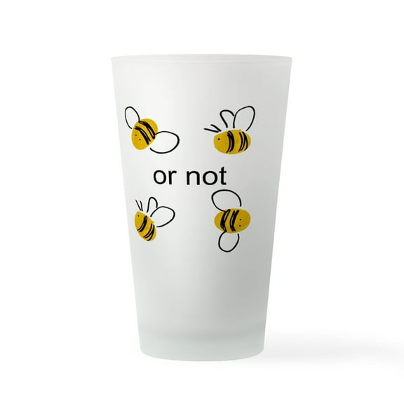CafePress - 2 Bee - Pint Glass, Drinking Glass, 16 oz. CafePress