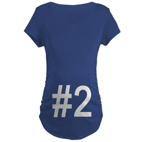CafePress - #2 Birth Order Baby Number Two Maternity Dark T Sh - Maternity Dark T-Shirt