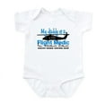 thumbnail image 1 of CafePress - 2 Daddy Fm Blue Body Suit - Baby Light Bodysuit, Size Newborn - 24 Months, 1 of 4
