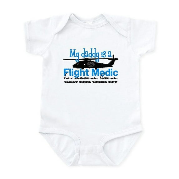 CafePress - 2 Daddy Fm Blue Body Suit - Baby Light Bodysuit, Size Newborn - 24 Months
