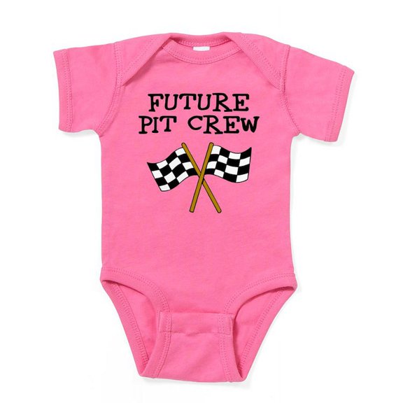 CafePress - 2 Future Pit Crew - Cute Infant Bodysuit Baby Romper - Size Newborn - 24 Months