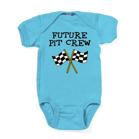 CafePress - 2 Future Pit Crew - Cute Infant Bodysuit Baby Romper - Size Newborn - 24 Months