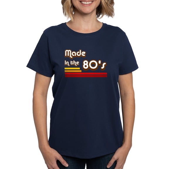 CafePress - 2 Made80s T Shirt - Women's Traditional Fit Dark T-Shirt