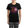 thumbnail image 1 of CafePress - 2 Much Volleyball Women's Dark Pajamas - Women's Short Sleeve Print T-Shirt and Pants Dark Cotton Pajama Set, 1 of 7