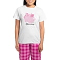 thumbnail image 1 of CafePress - 2 Pig On 20X20 Women's Light Pajamas - Women's Short Sleeve Print T-Shirt and Pants Light Cotton Pajama Set, 1 of 7