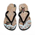thumbnail image 1 of CafePress - 2 Race To The Sea Oval Copy Flip Flops - Flip Flops, Funny Thong Sandals, Beach Sandals, 1 of 5