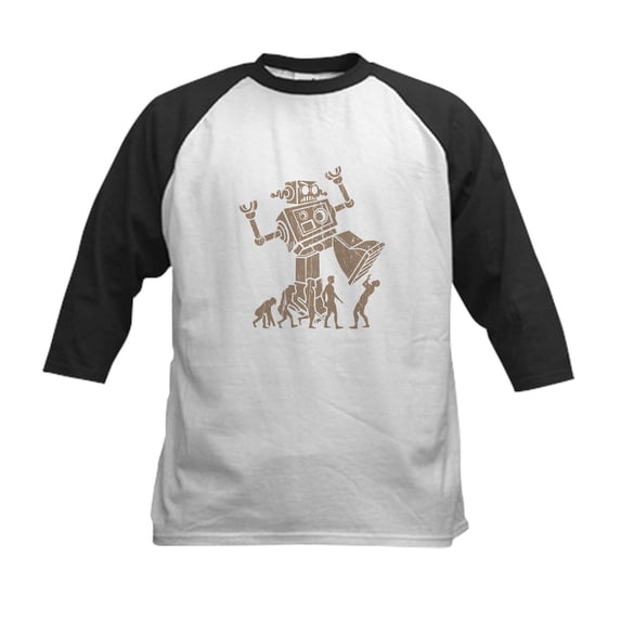 CafePress - 2 Robotv2 Baseball Jersey - Kids Cotton Baseball Jersey, 3/4 Sleeve Shirt