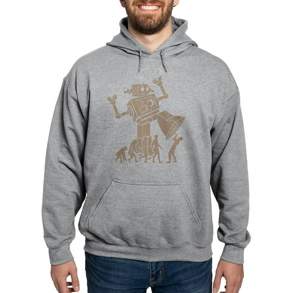 CafePress - 2 Robotv2 Hooded Sweatshirt - Pullover Hoodie, Hooded Sweatshirt
